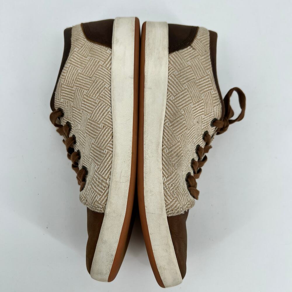 Kodiak Indra Sneaker Womens 9.5 Low Top Textile Brown Leather Canvas Lace Up - Picture 6 of 8